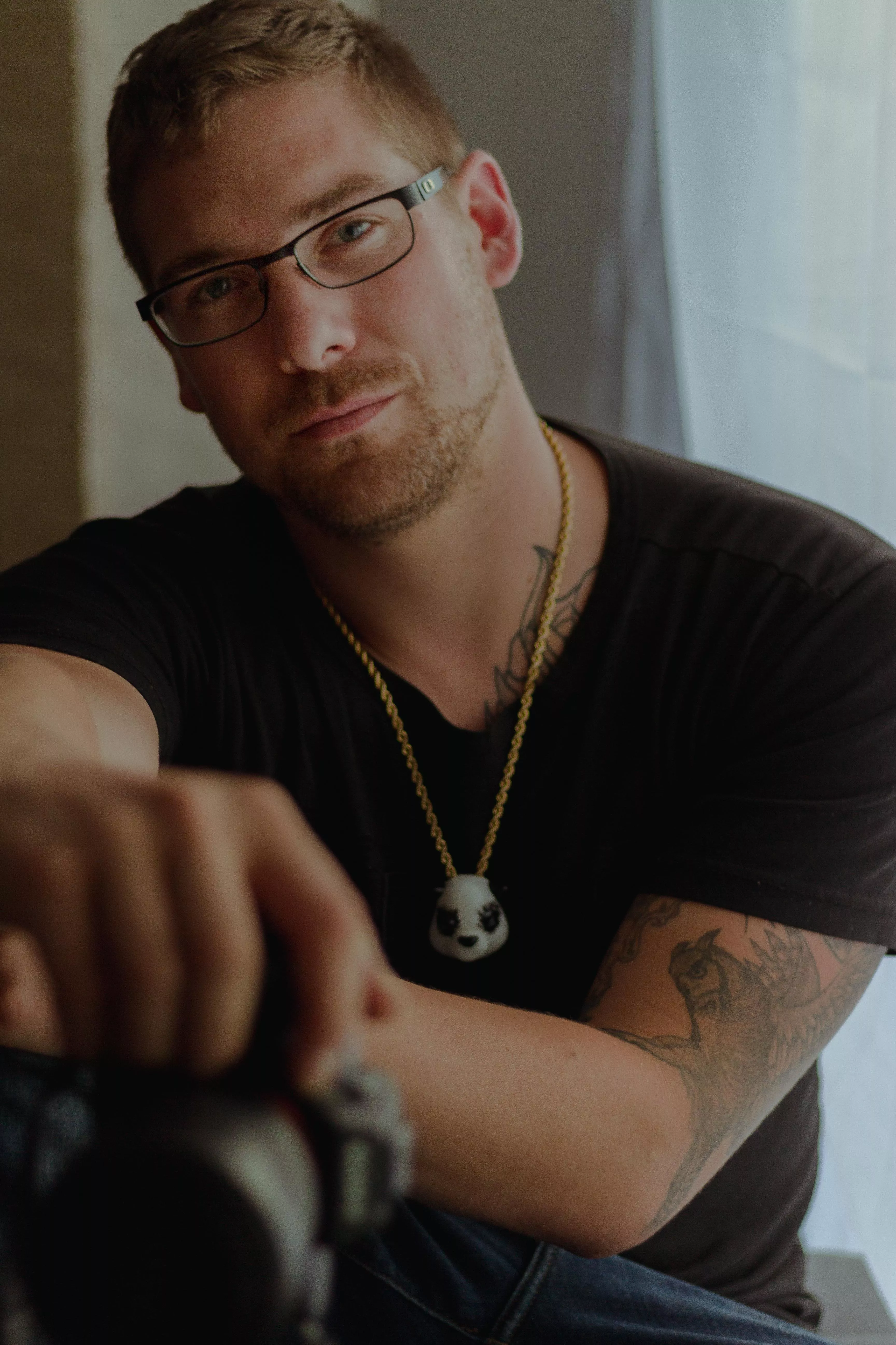 It's not often the photographer is the subject of the photo