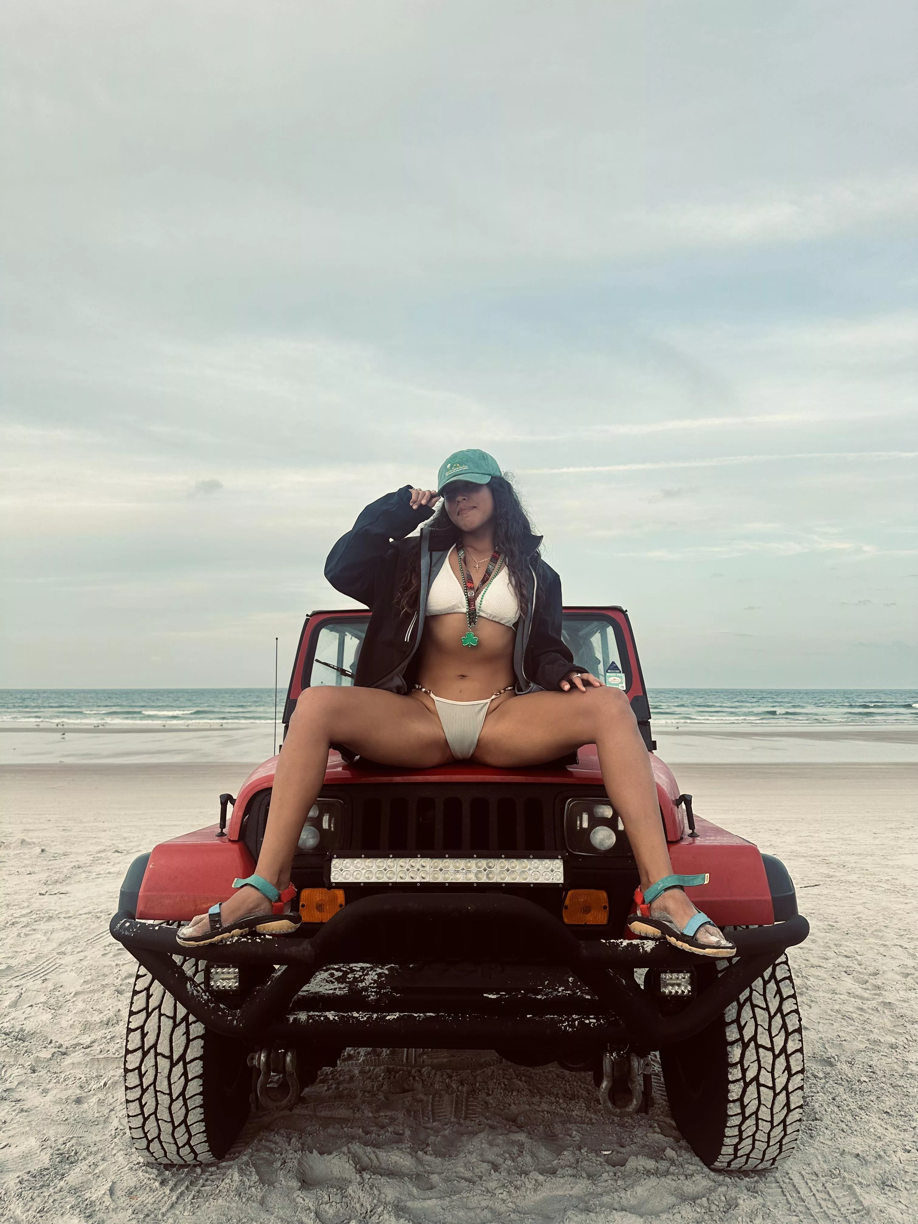 Jeep girl feeling lucky on St. Patrick’s Day