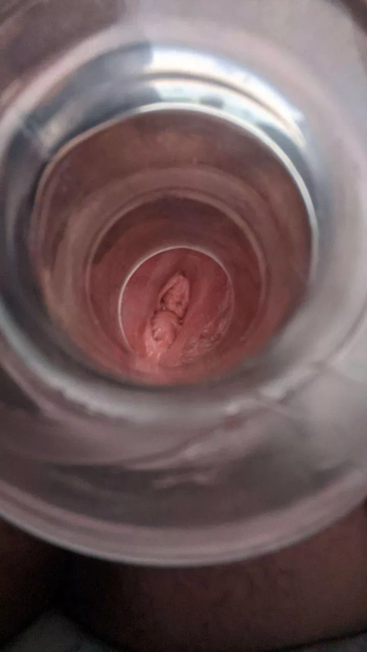  My little fuck doll spreading its cunt for all to see its cervix! 