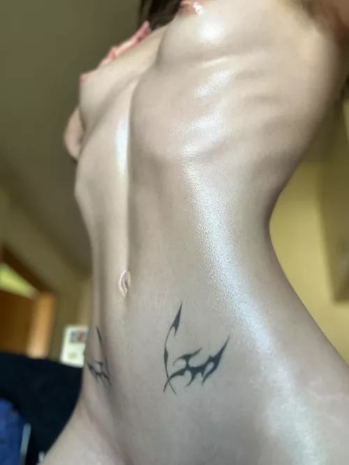 Your baby girl's body needs a soft touch from your hand