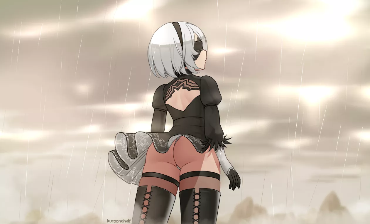 2Booty in the rain (Kuroonehalf)