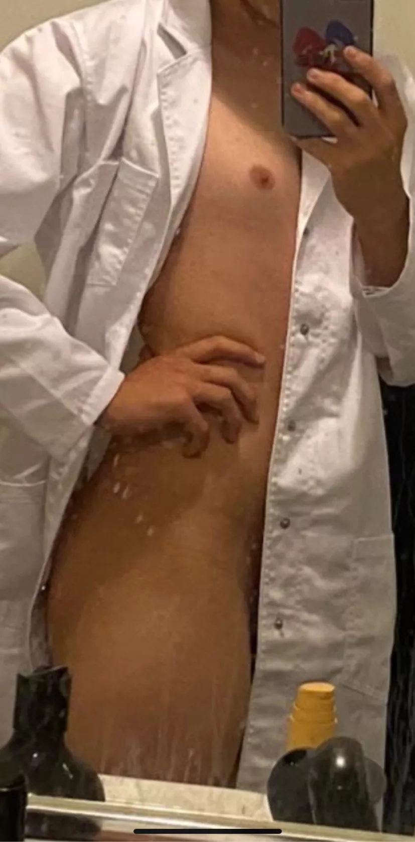 After a long day in the labs