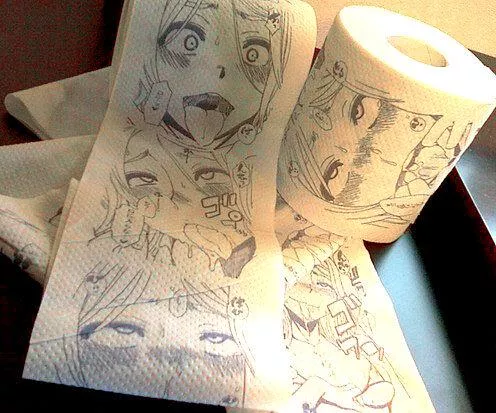 Ahegao toilet paper, asking for OG images?
