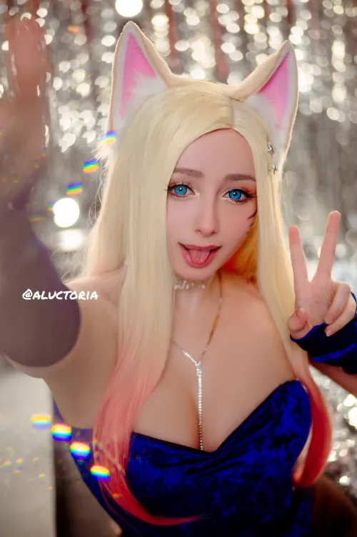 Ahri cosplay by Aluctoria