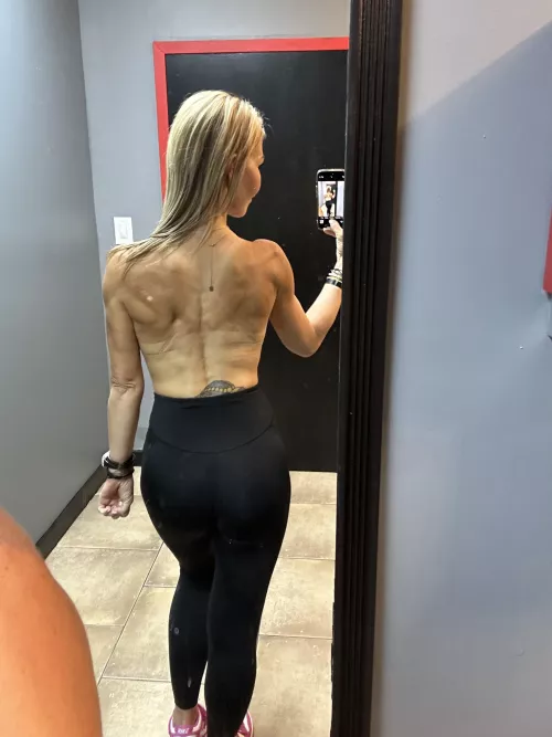 Backs can be beautiful as well!