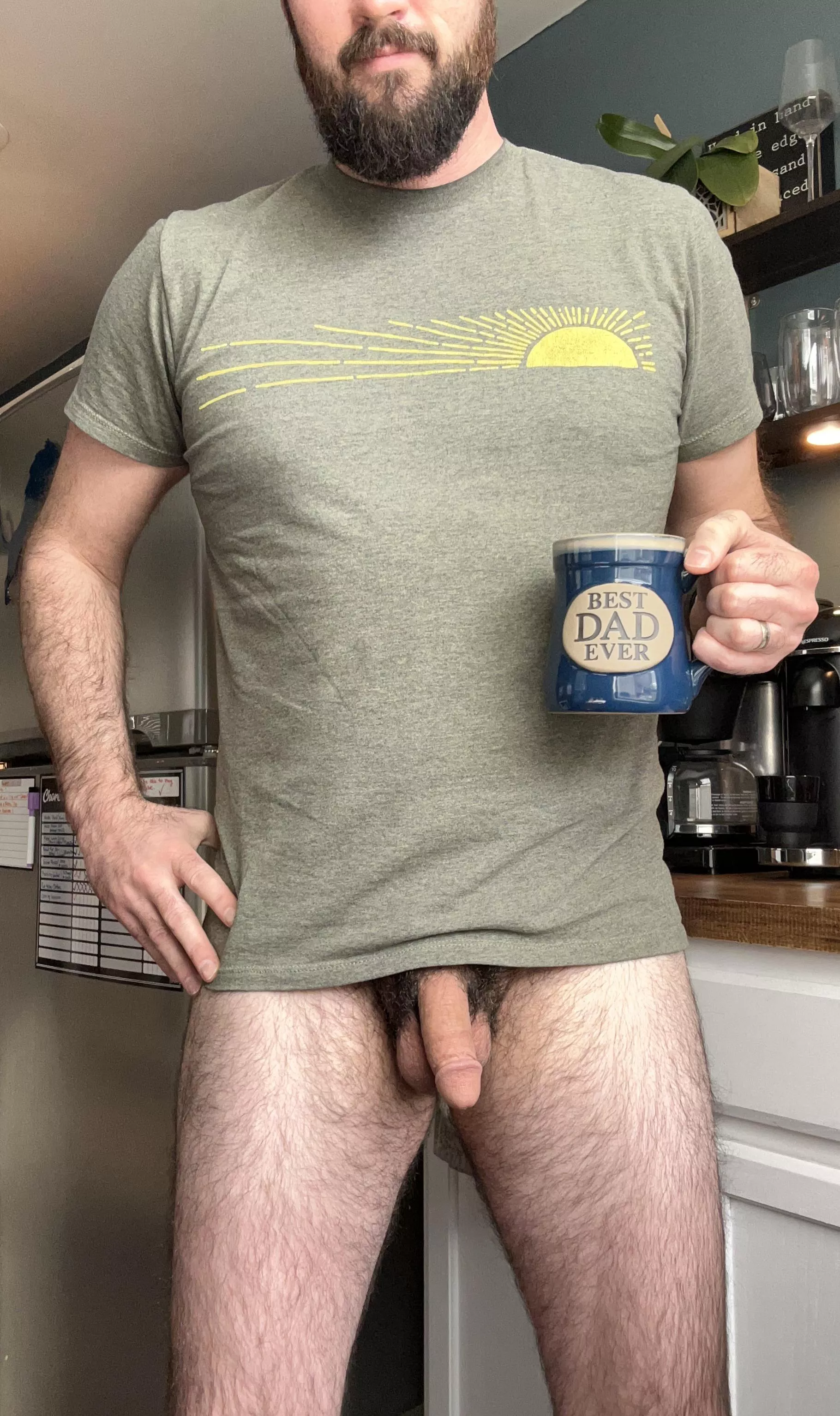 Beards, coffee, and cock!