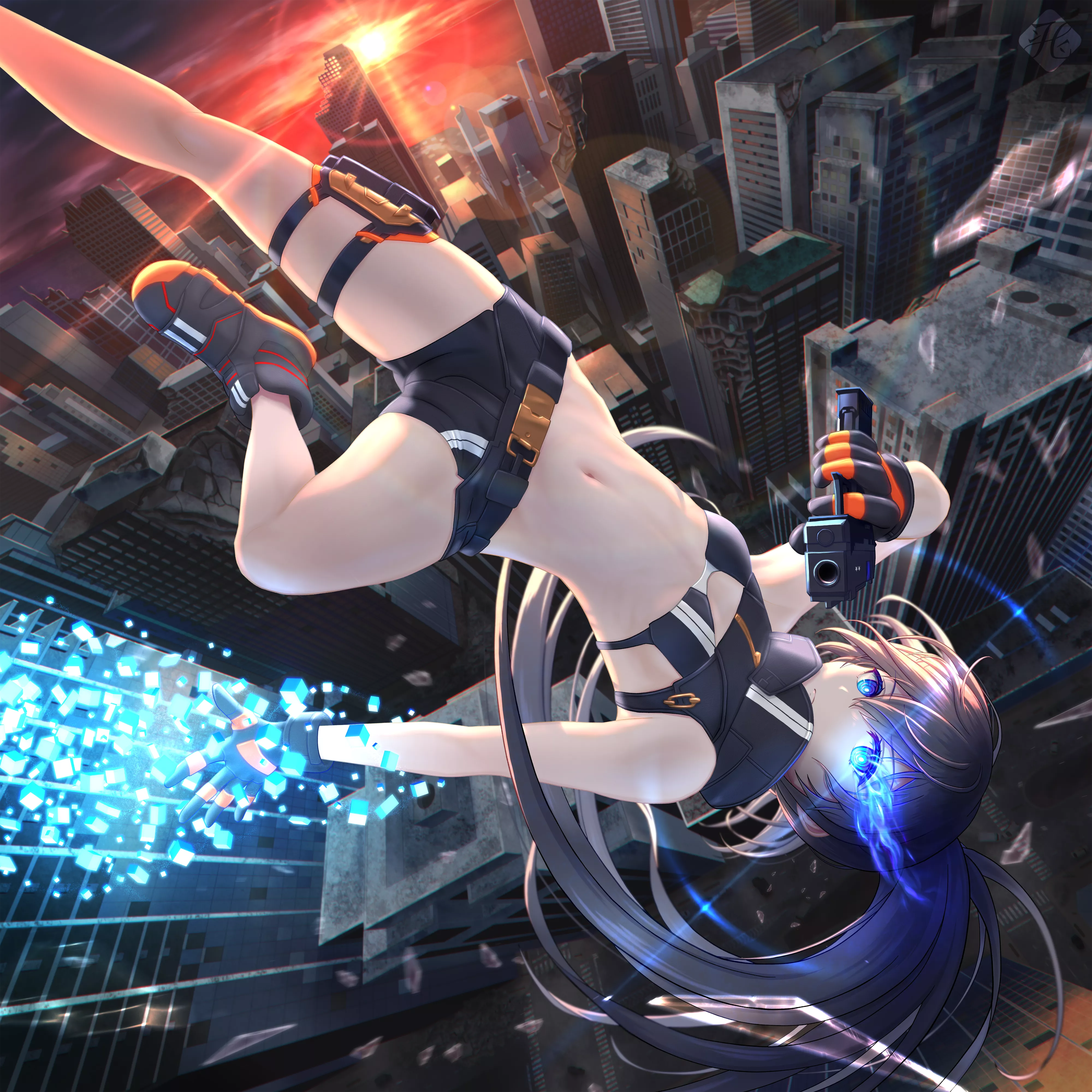 Black Rock Shooter Dawn Fall (Hanegaito)