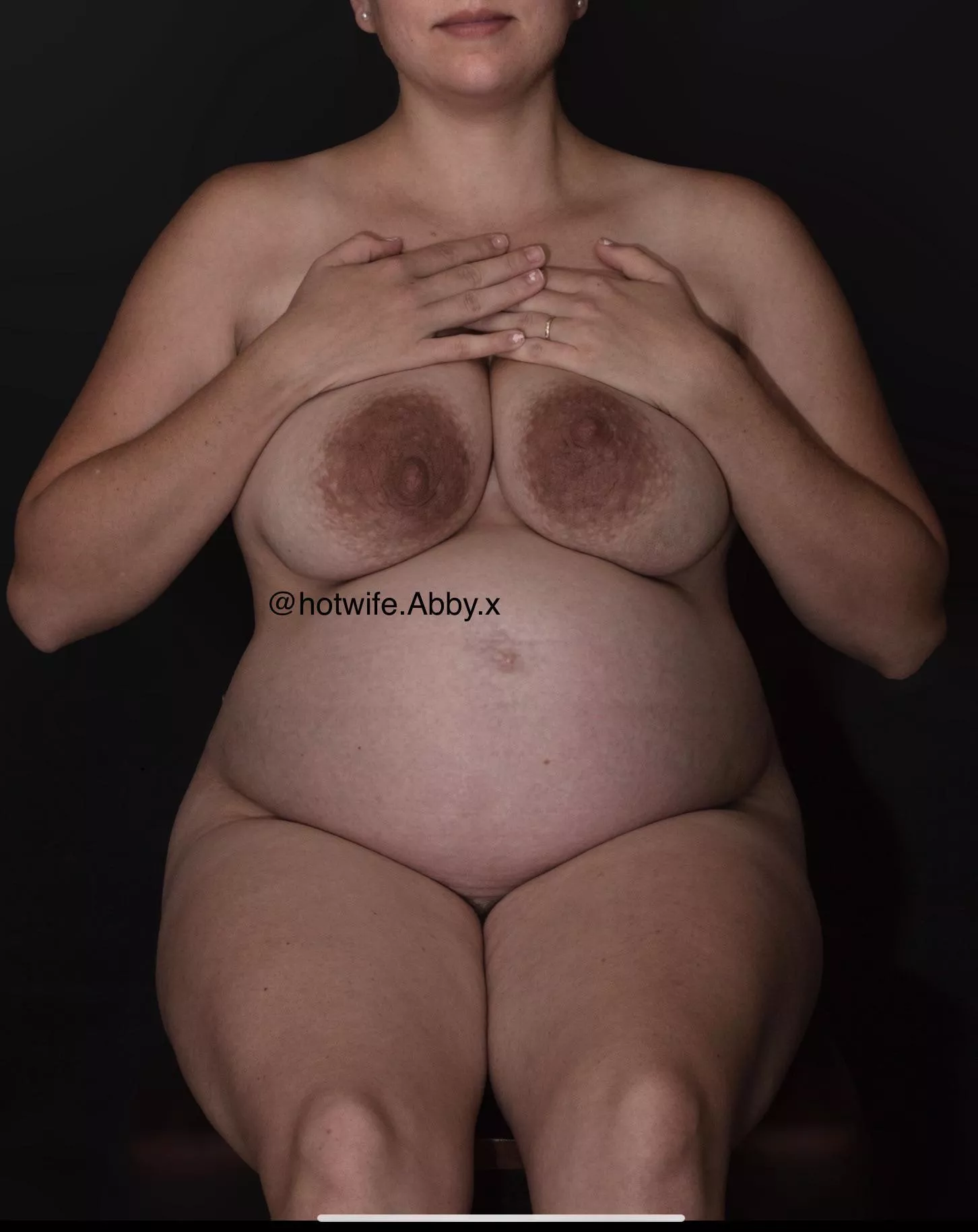 Breeding gone right. I love the feeling of creampie inside of me - the results.