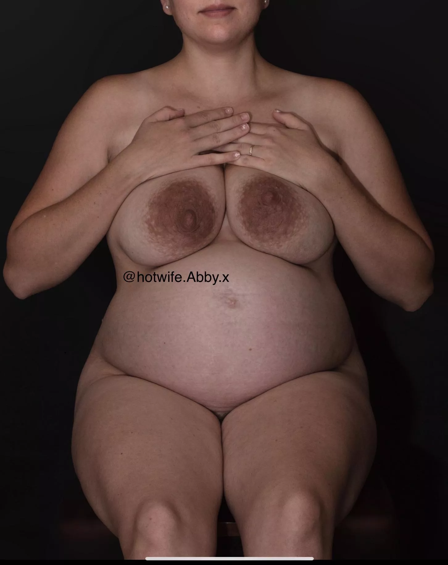 Breeding gone right. I love the feeling of creampie inside of me - the results.