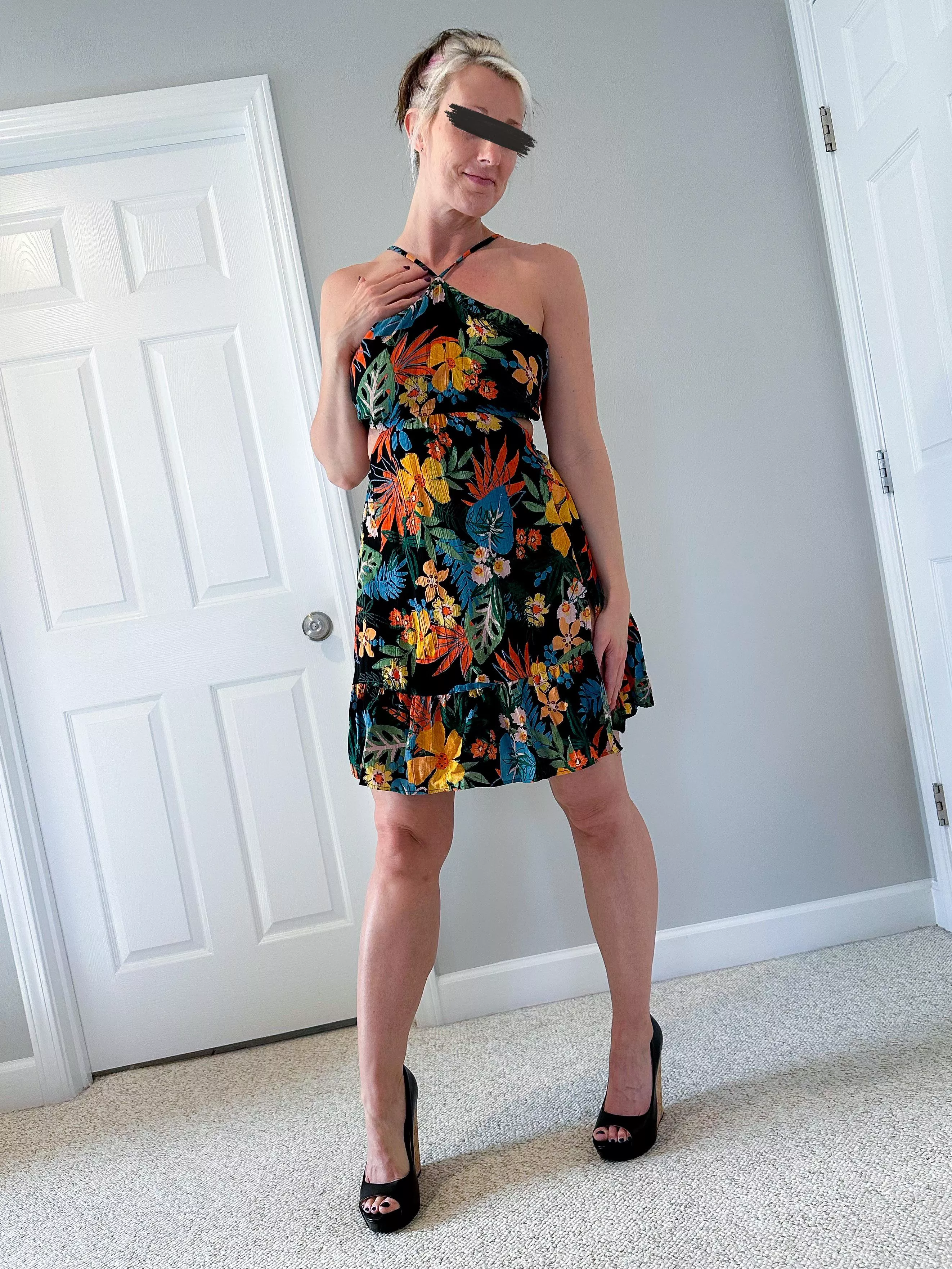 Dressed up for you. What’s our plans.