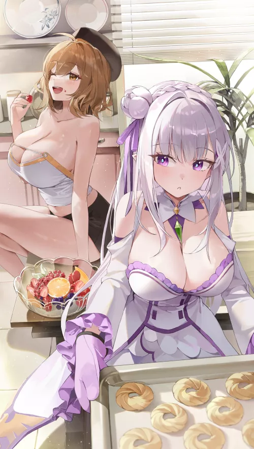 Emilia & Anis [Nikke x Re: Zero]