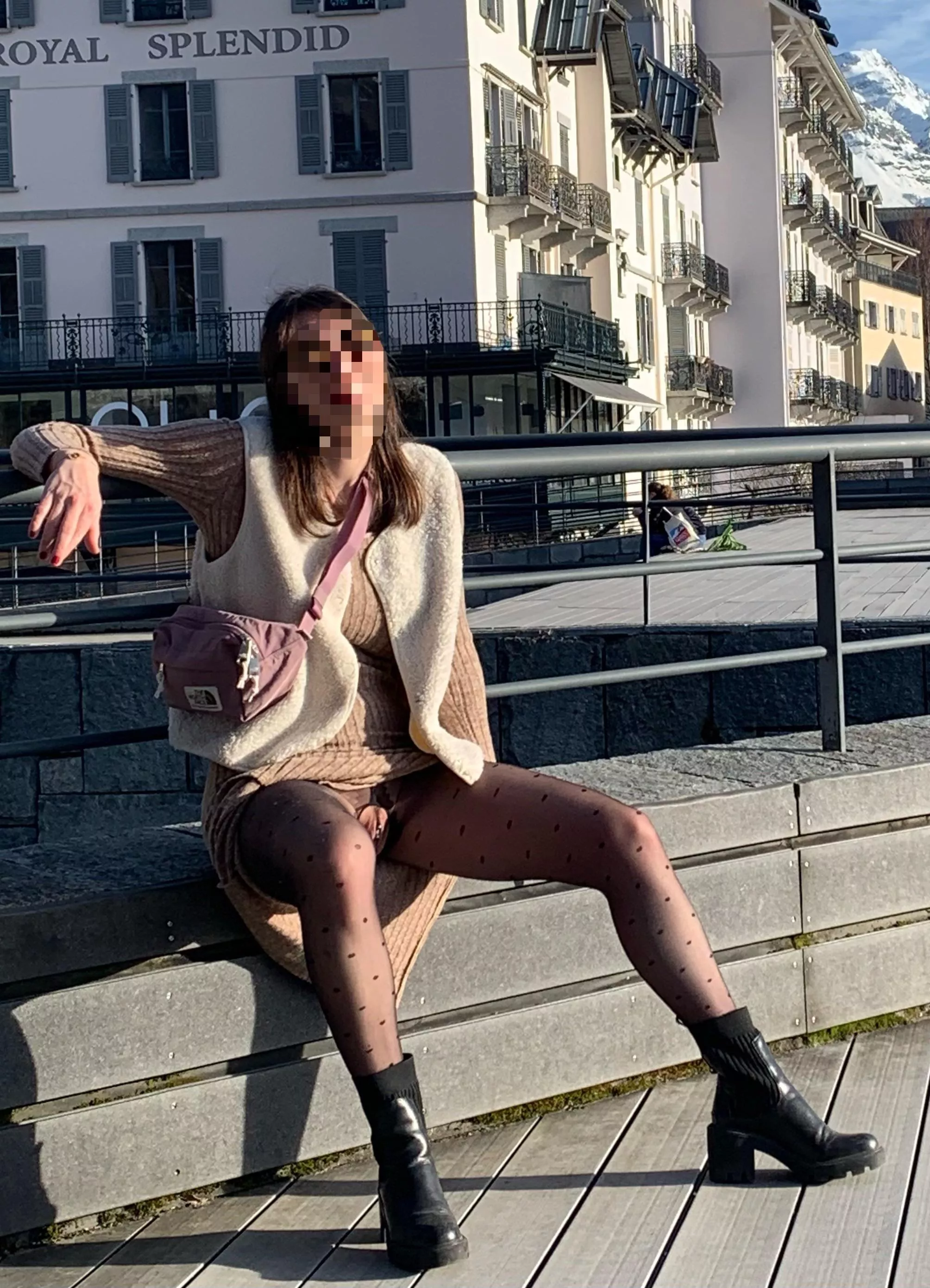 Enjoying the first sun of spring