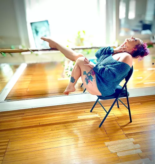 Feeling the sunlight through the windows on this cold day