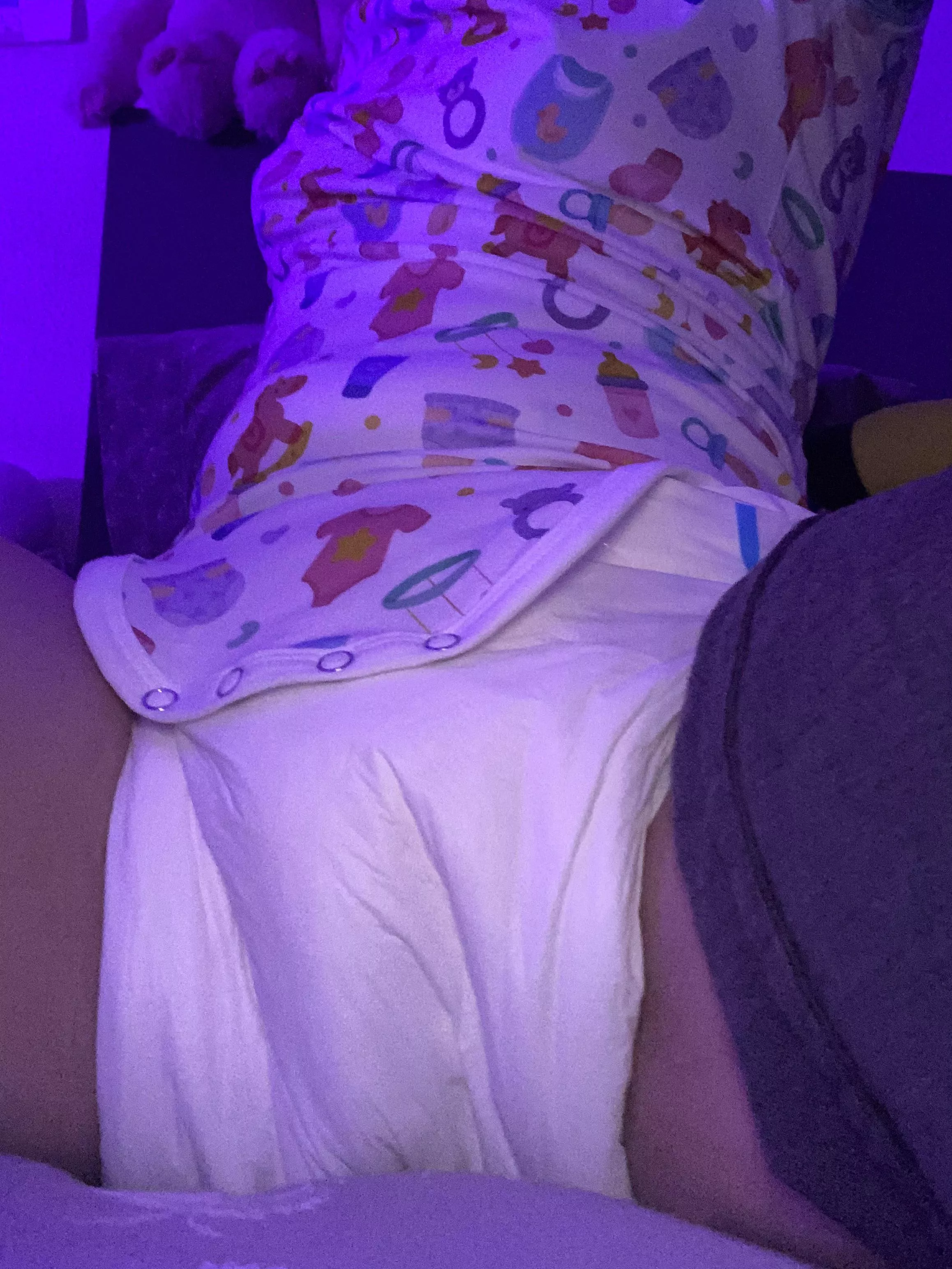 feeling very baby today 🍼 and only a little wet so far! 