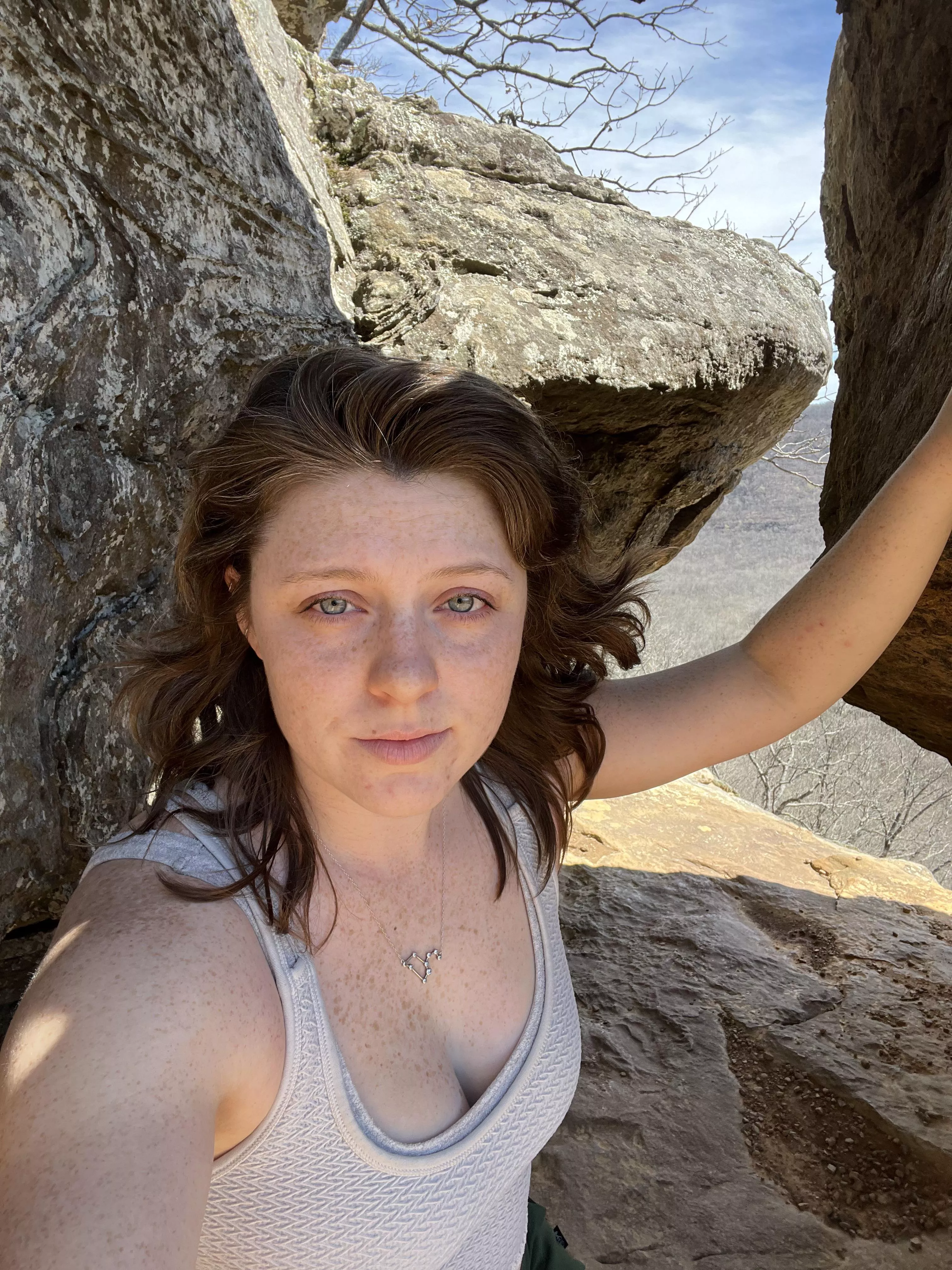 Figured yall would like my freckles on top of this cliff