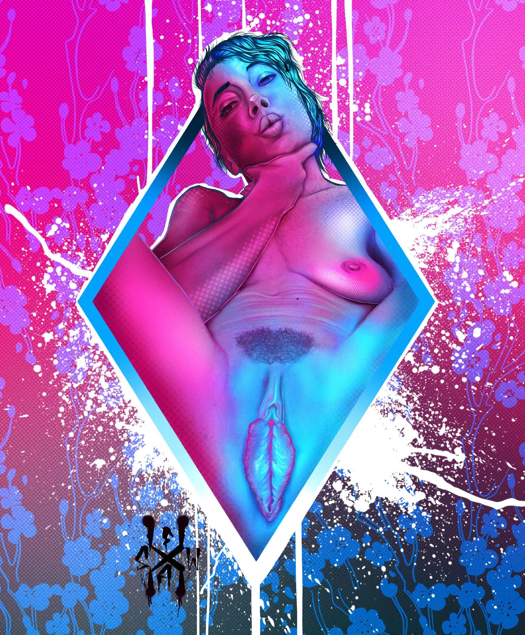 Flowers and butterflies by FubarArt (that’s me)