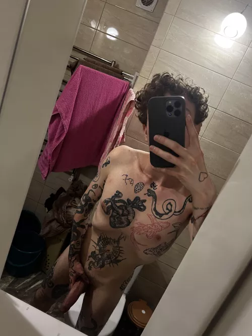 Getting ready for the shower