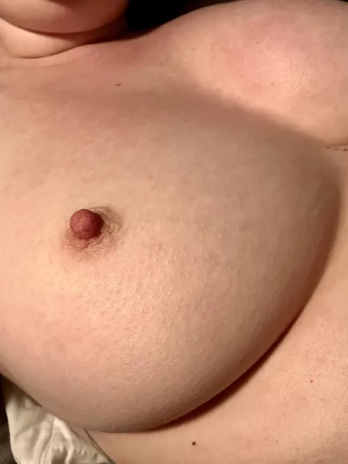 Goosebumps and small hard nipples
