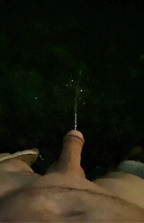 Hot tub, beer and pissing