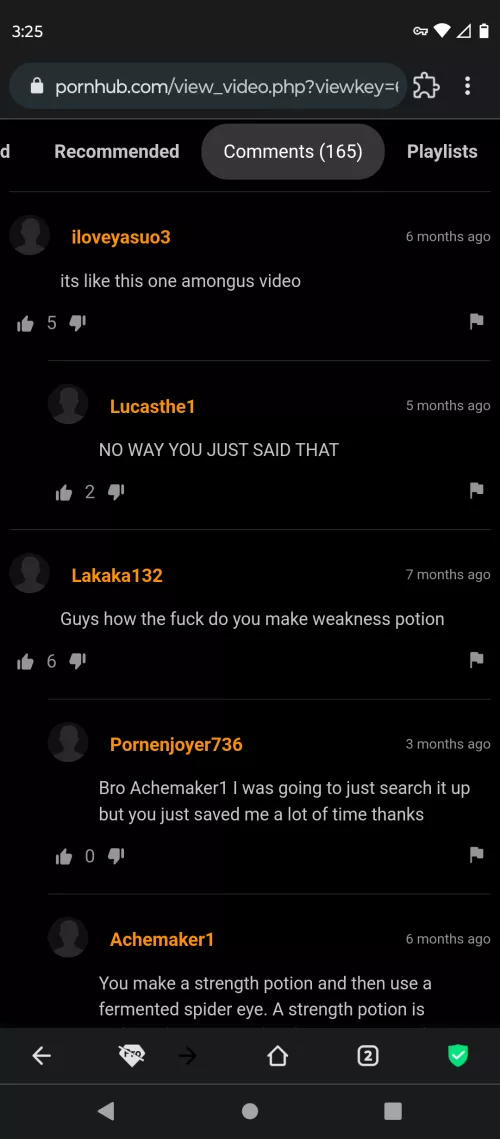 I believe they are under age