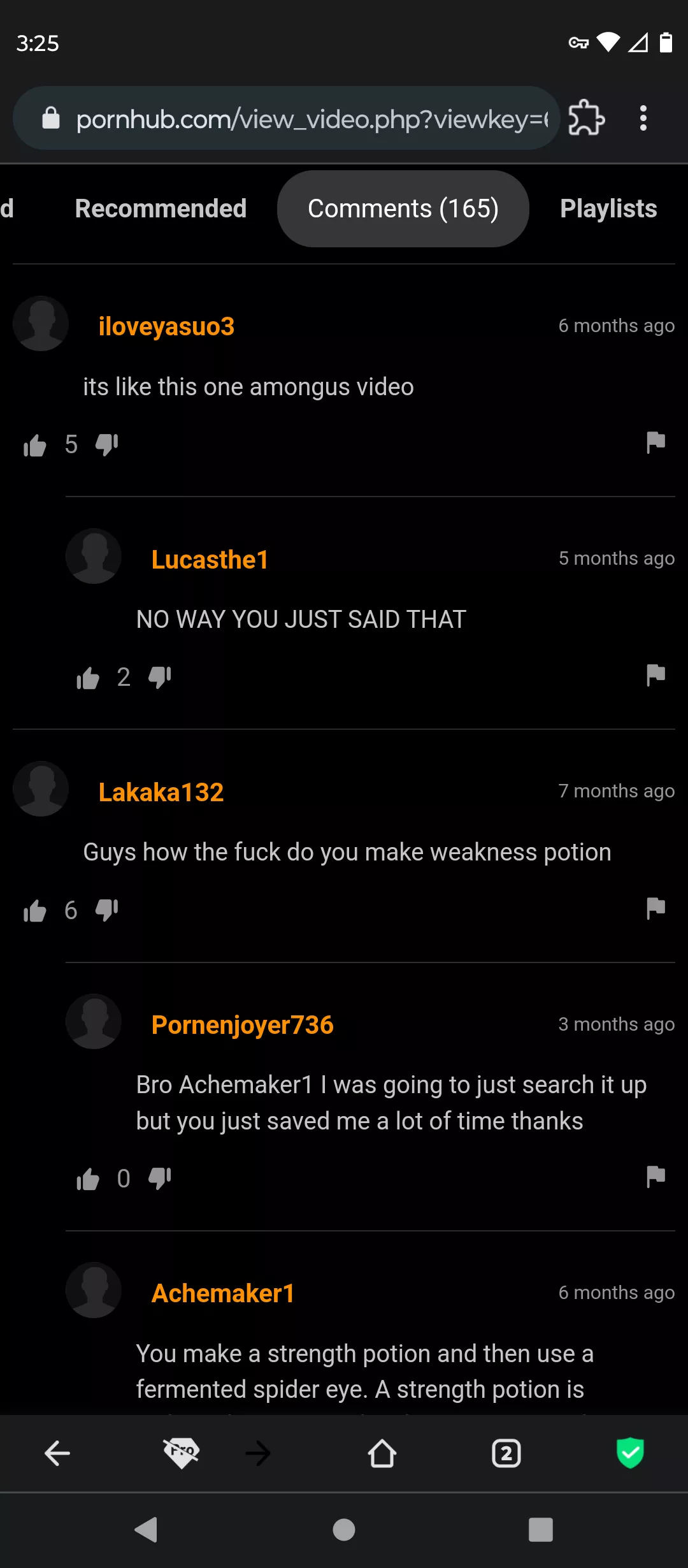 I believe they are under age