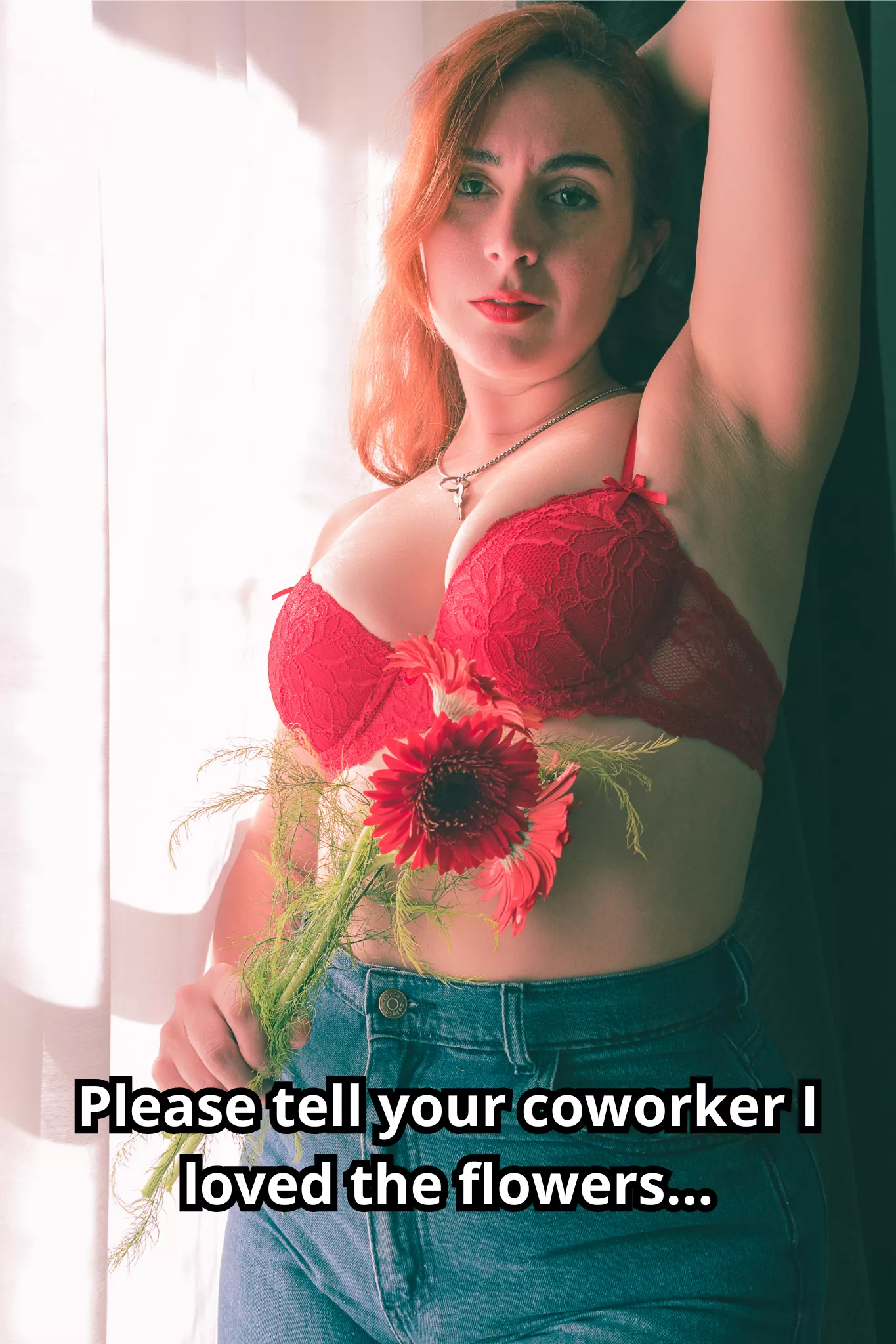 I guess he liked the threesome we had!