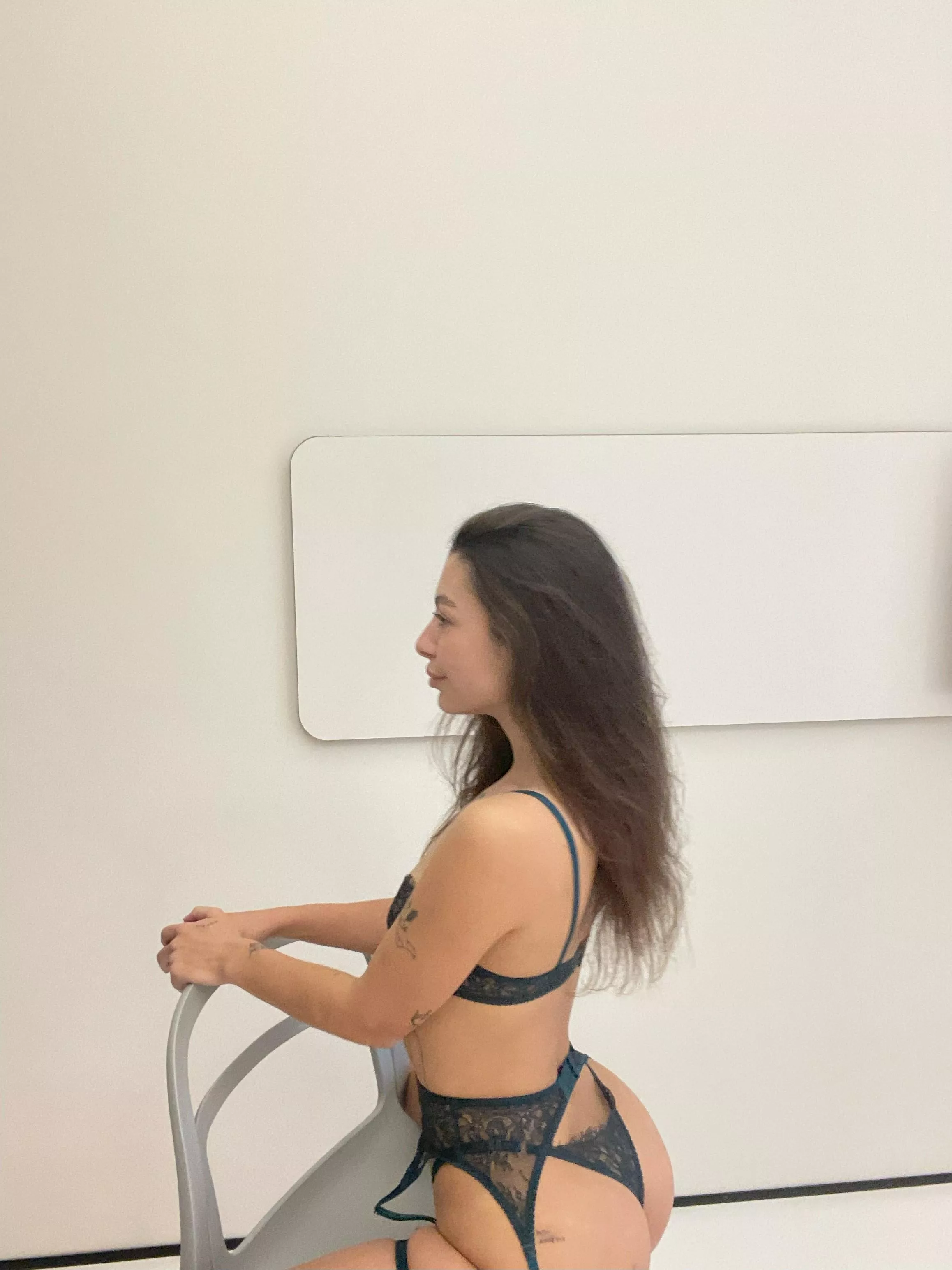 I hope that my new lingerie looking really good