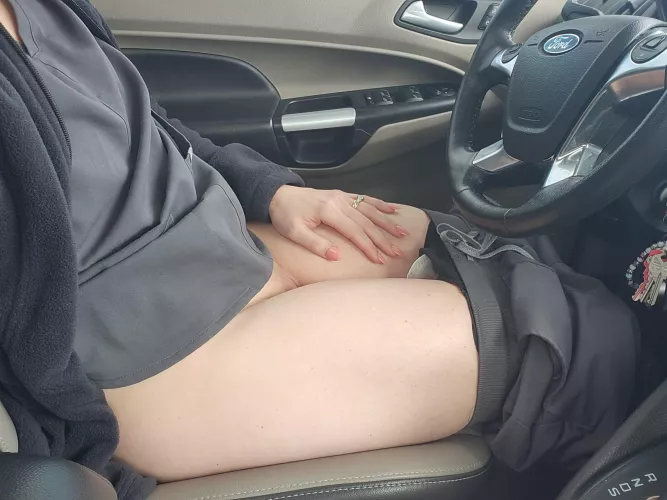 I play in the van on my lunch break