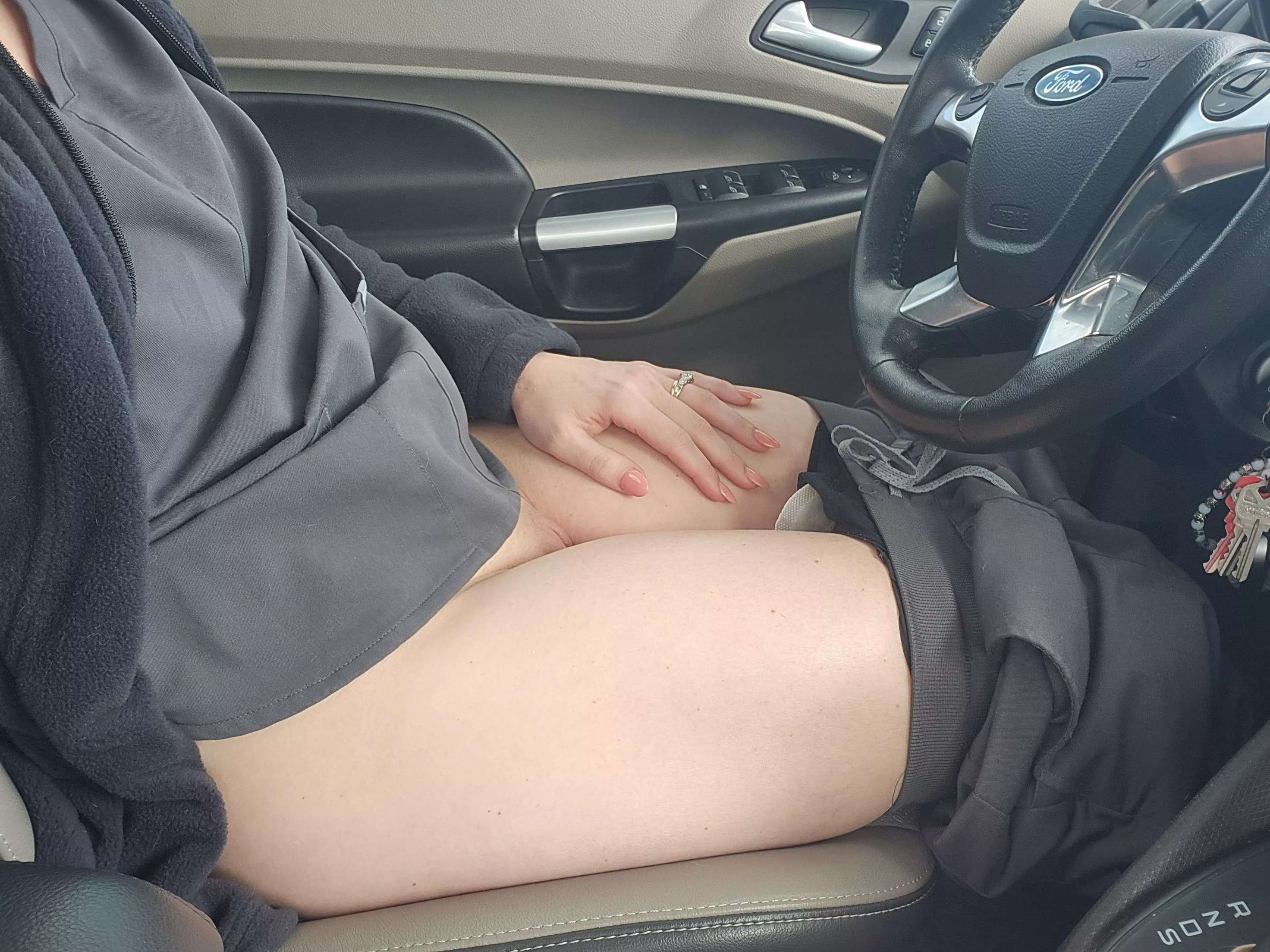 I play in the van on my lunch break