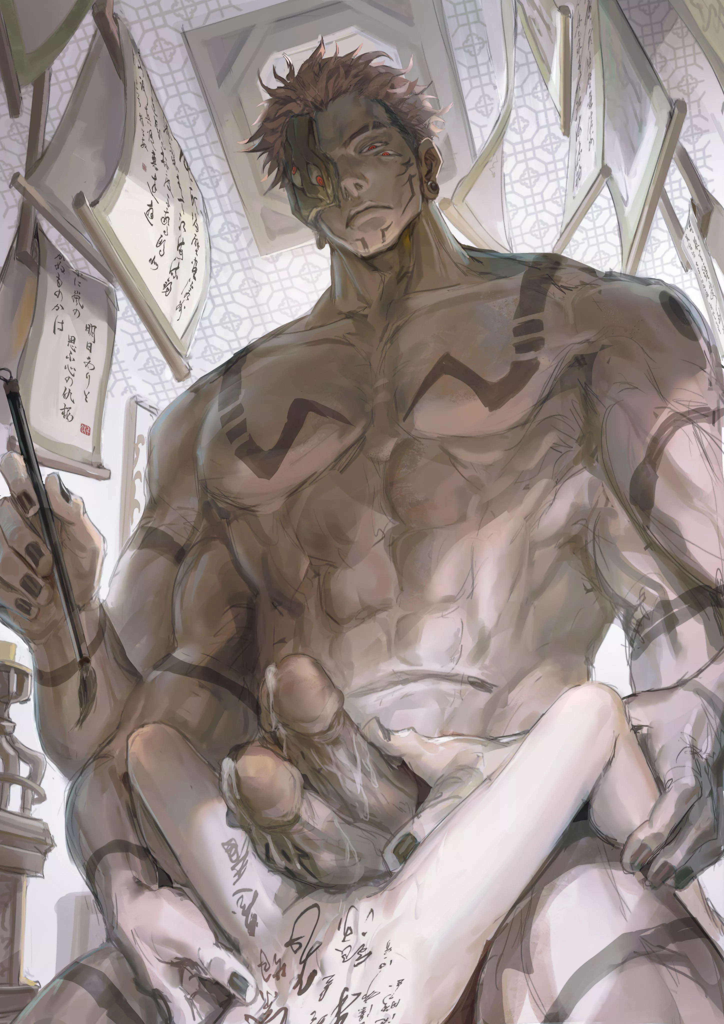 I want heian Sukuna so bad [Jujutsu Kaisen by @woshihedawei]