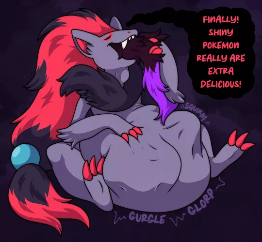 {image} art by me (Pompuffy)! Zoroark Vore