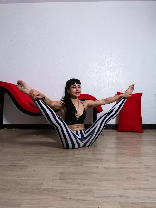 In your hands I place my legs