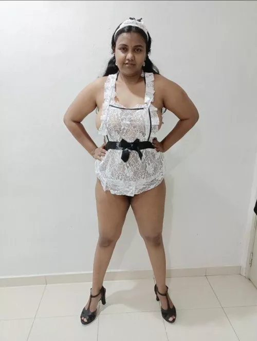 Indian Hotwife here. Caption my pic please.