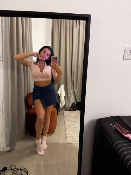 Is this croptop too short for school?