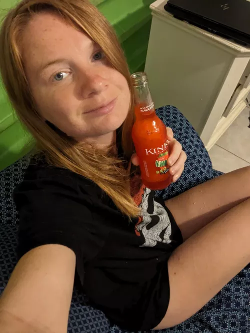 Just a redhead in her natural form