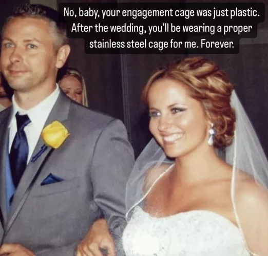 Just say thank you to your new wife 🔐