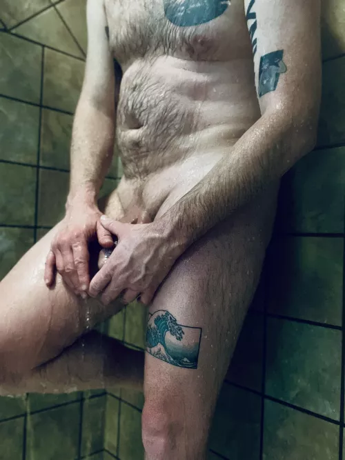 Keeping warm in the shower 