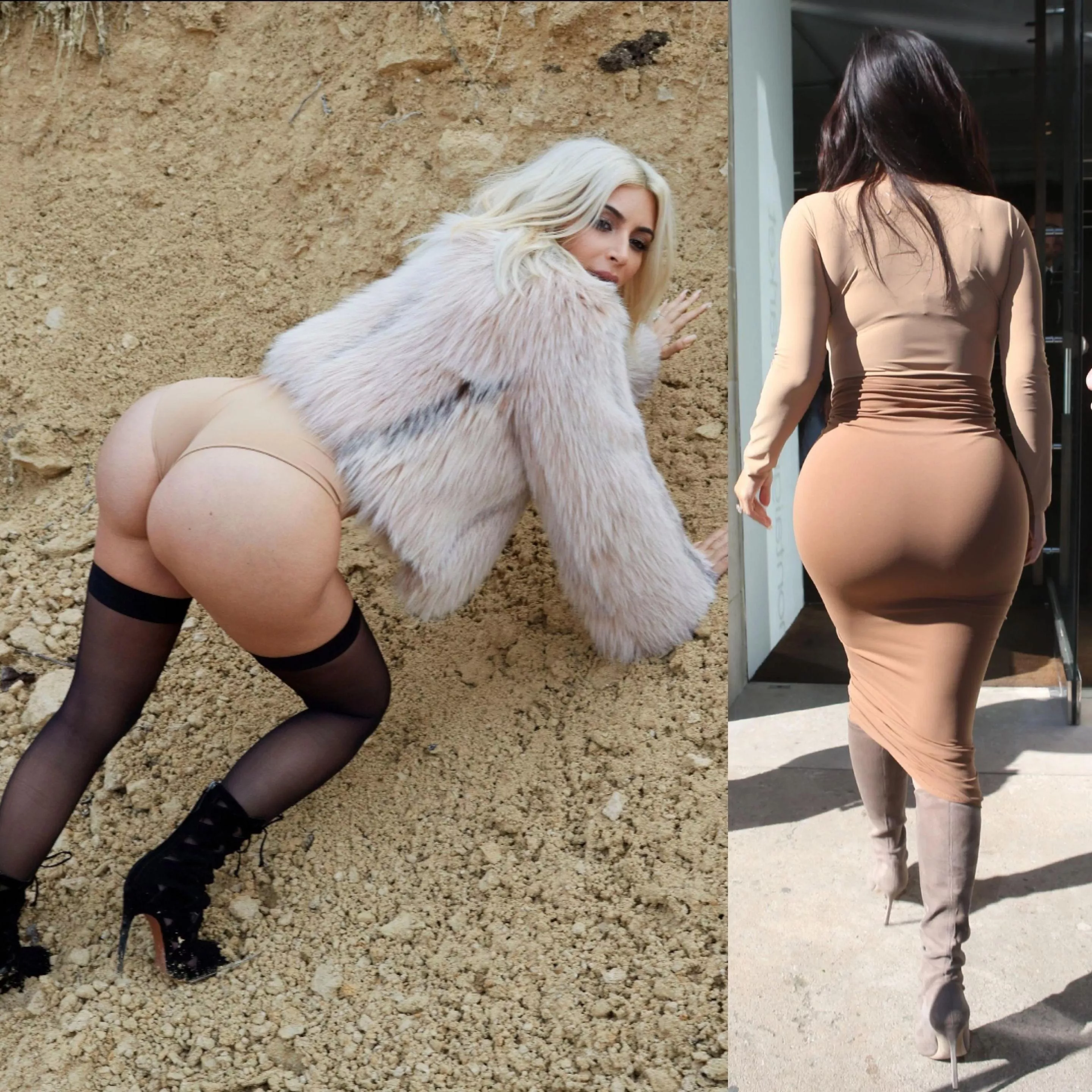 Kim has such perfect proportions 