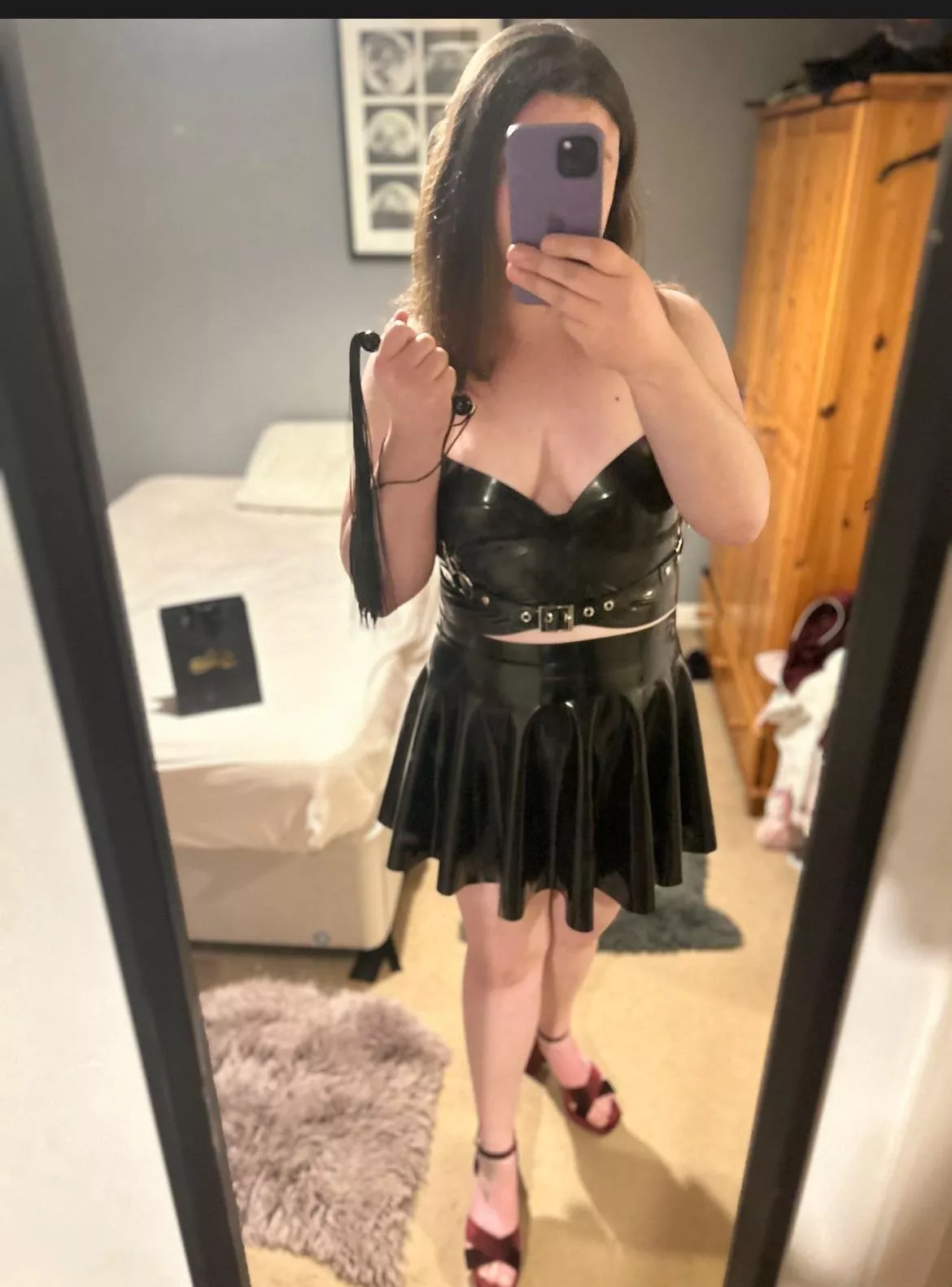 Latex harness, newest addition to the shiny collection 