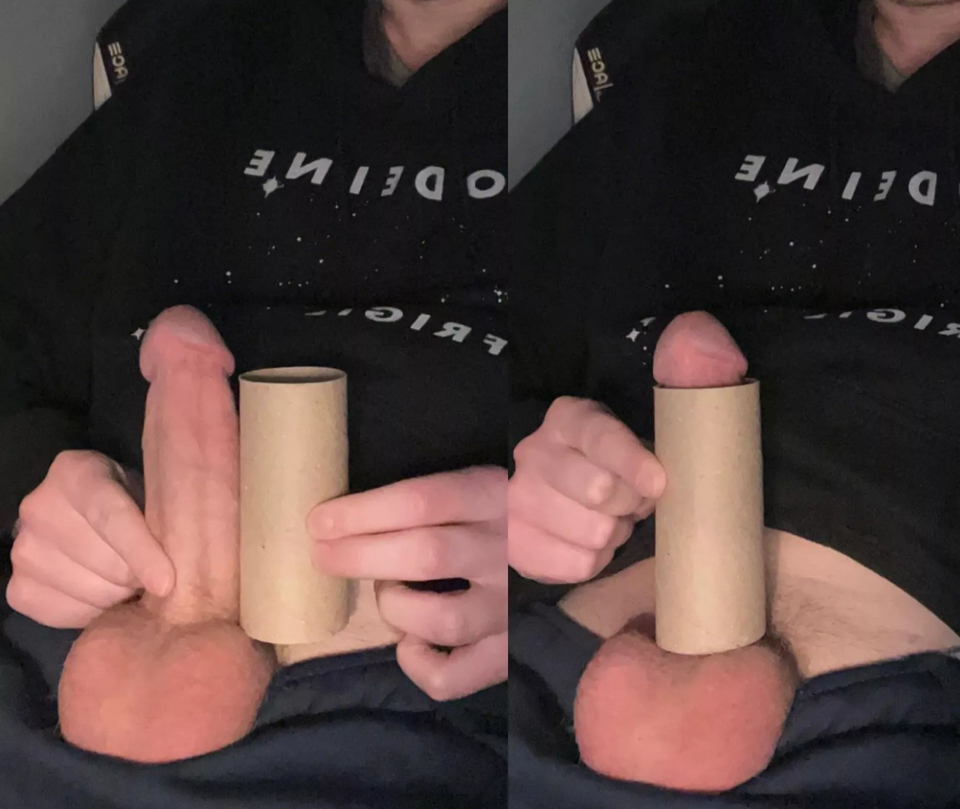 Looking for an honest cock rate, TP roll for scale