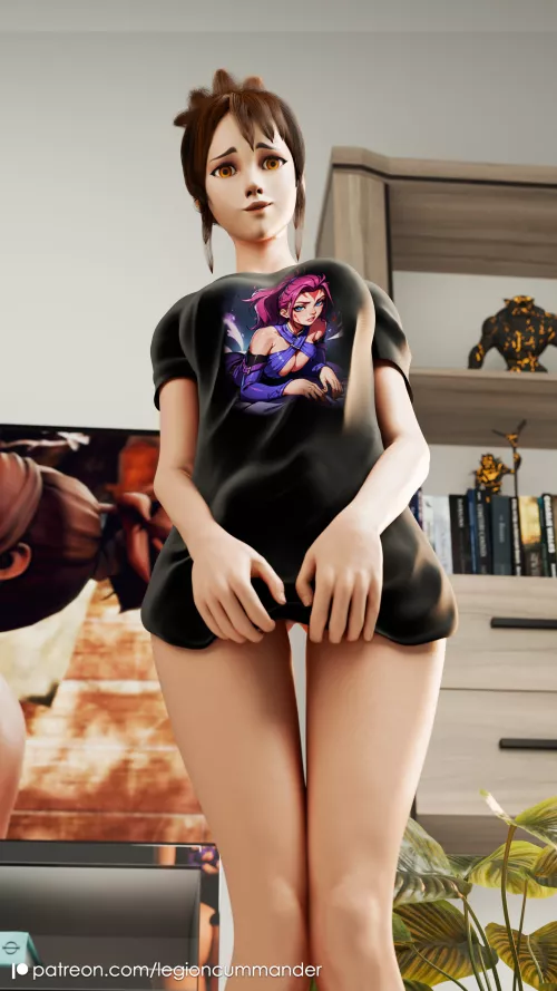 Marci in oversize t-shirt [Dota 2] (legioncummander)