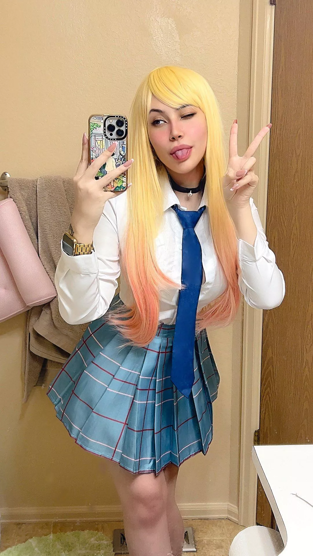 Marin Kitagawa cosplay test from My Dress Up Darling