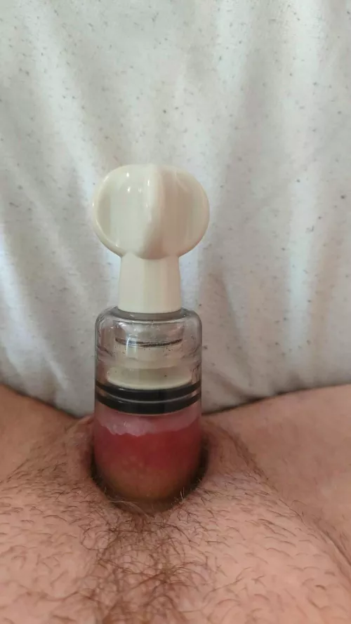 My clitoris under vacuum