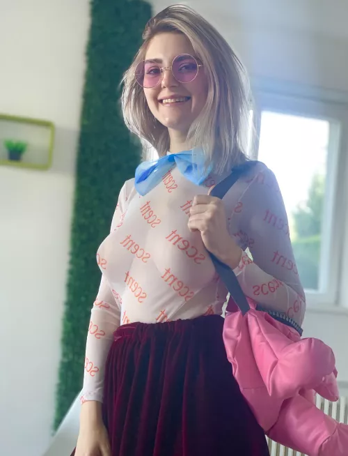 My motto in life is to wear pink glasses