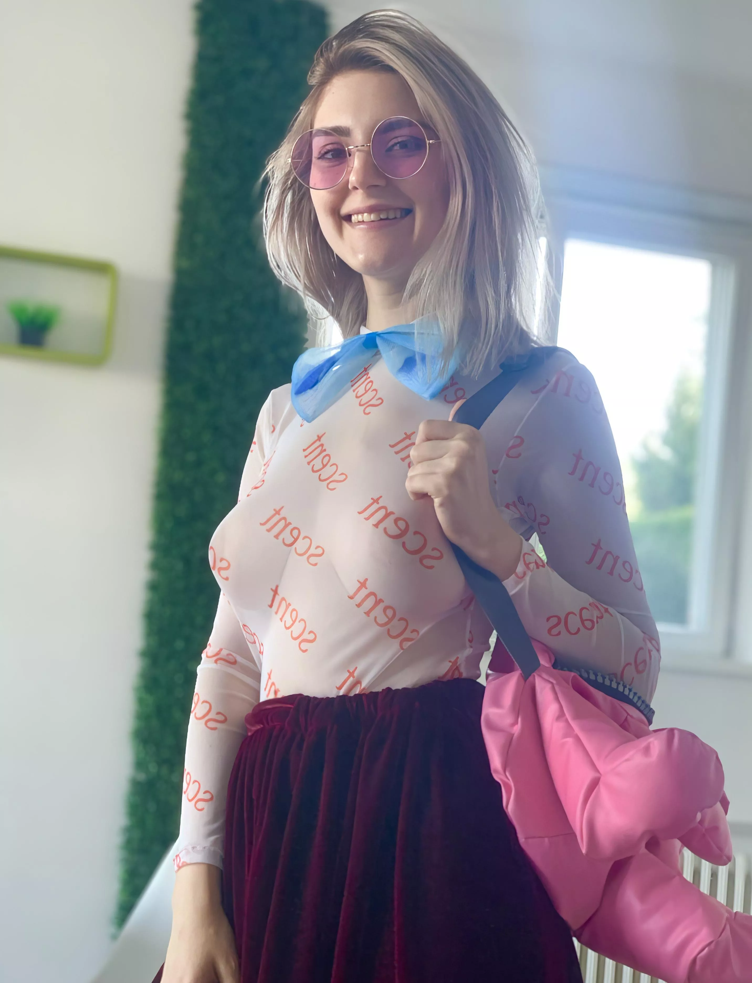 My motto in life is to wear pink glasses