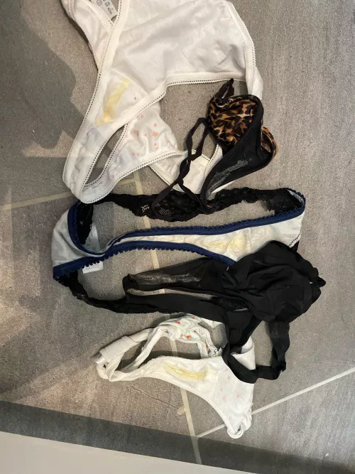 My panty pile from this week