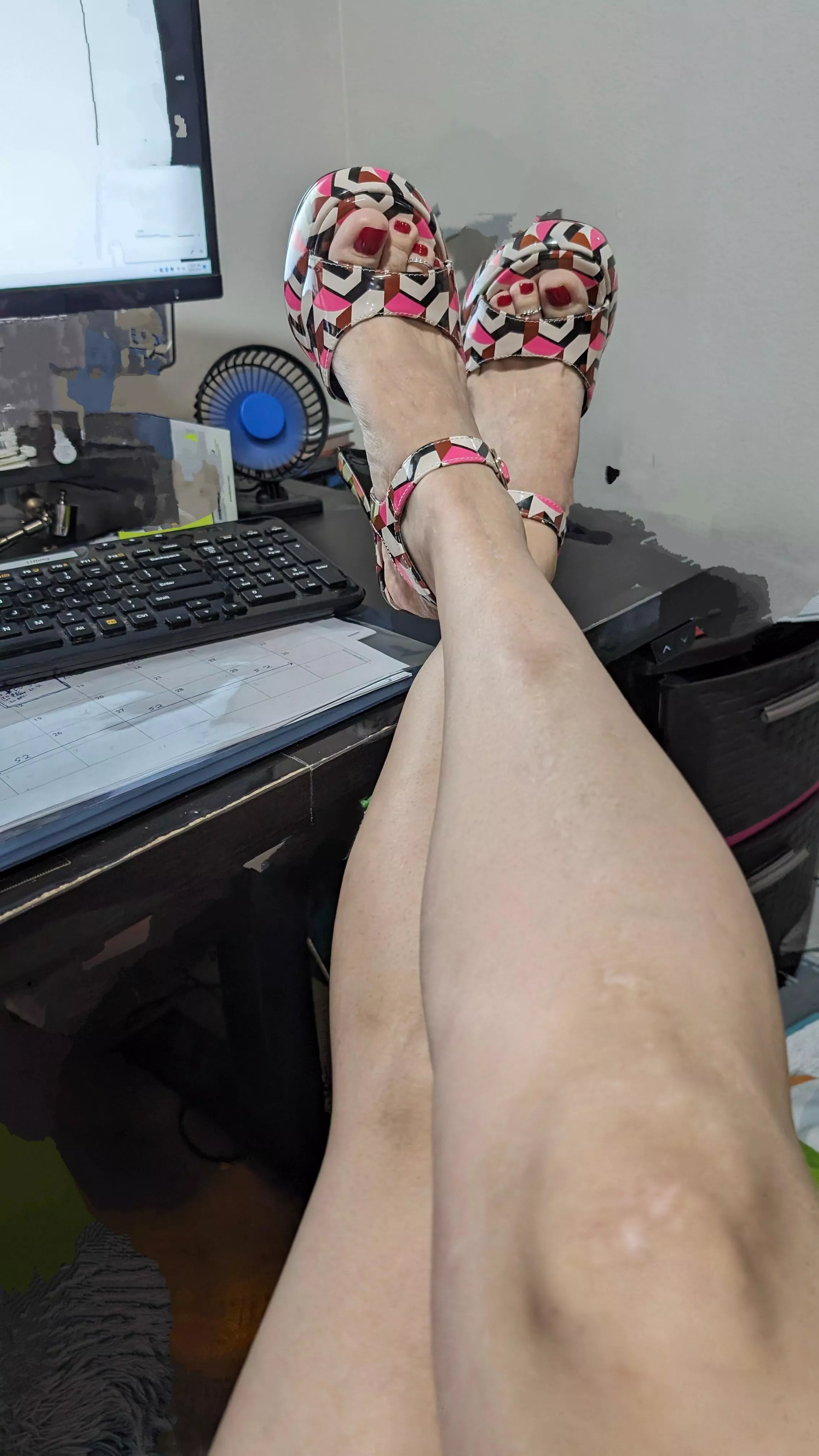 new pedi and new heels