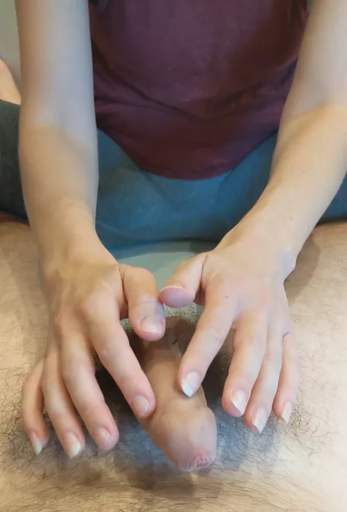 Question: is it possible to be ticklish on your cock? My pet is REALLY ticklish if I tickle it gently