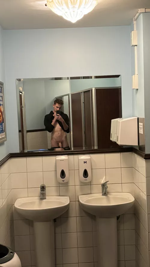 Restaurant bathroom fun ;)