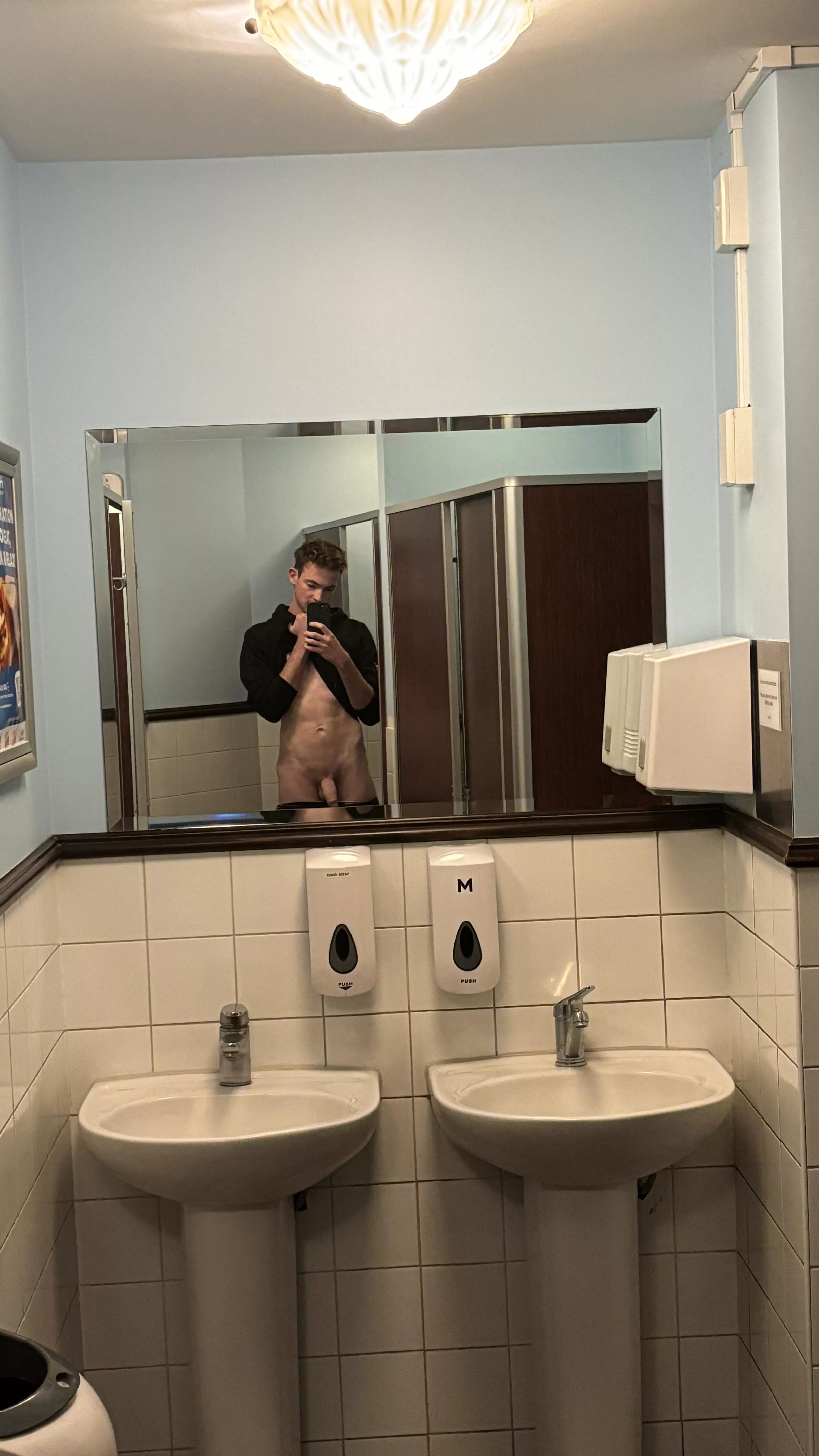 Restaurant bathroom fun ;)